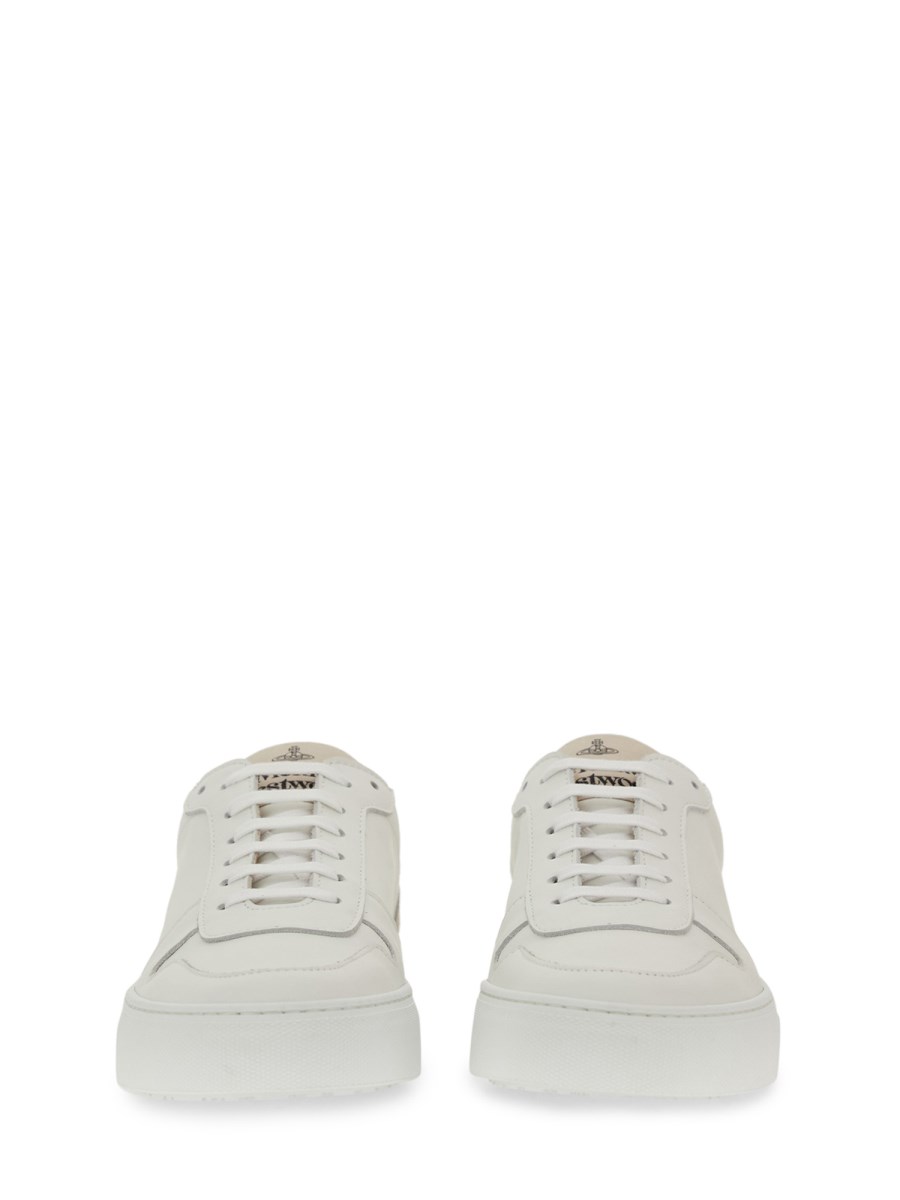 VIVIENNE WESTWOOD SNEAKER IN PELLE CON LOGO