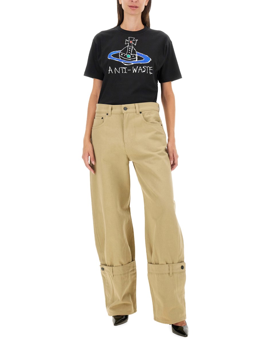 VIVIENNE WESTWOOD T-SHIRT "ANTIWASTE"