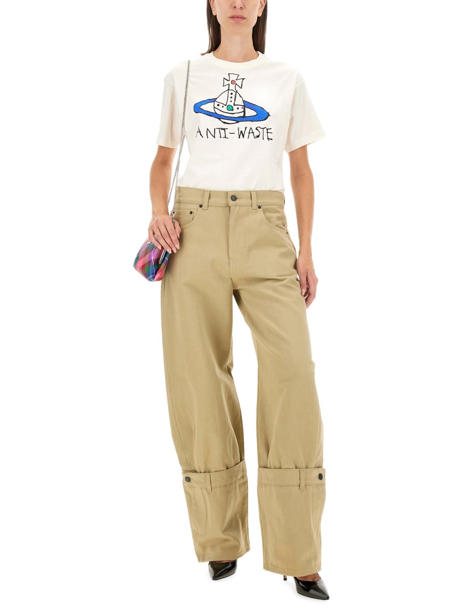 VIVIENNE WESTWOOD T-SHIRT "ANTIWASTE"