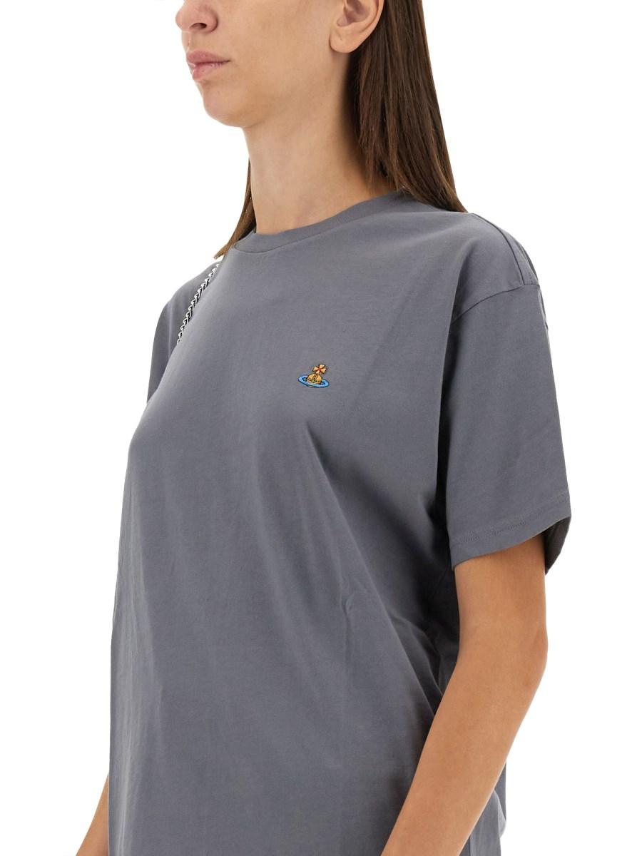 VIVIENNE WESTWOOD T-SHIRT CON LOGO