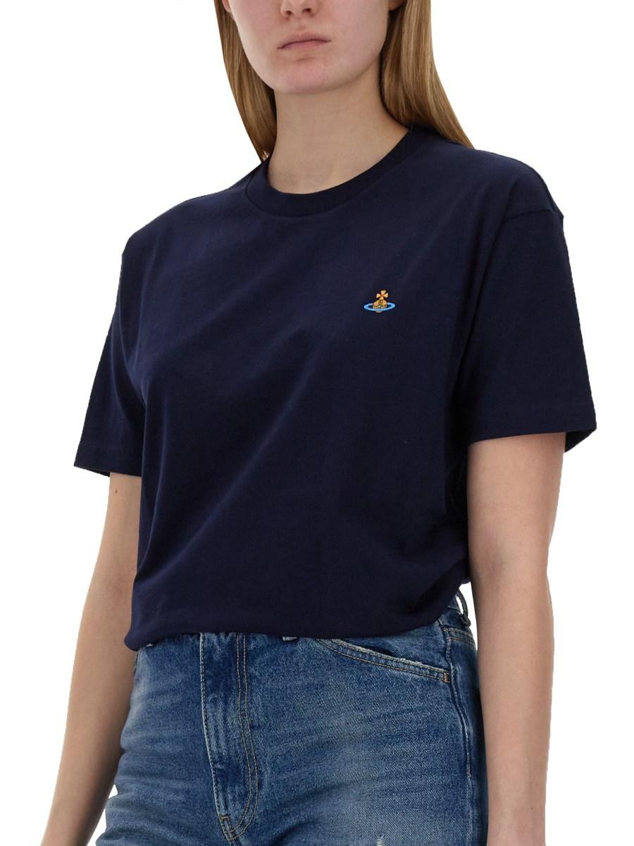 VIVIENNE WESTWOOD T-SHIRT CON LOGO