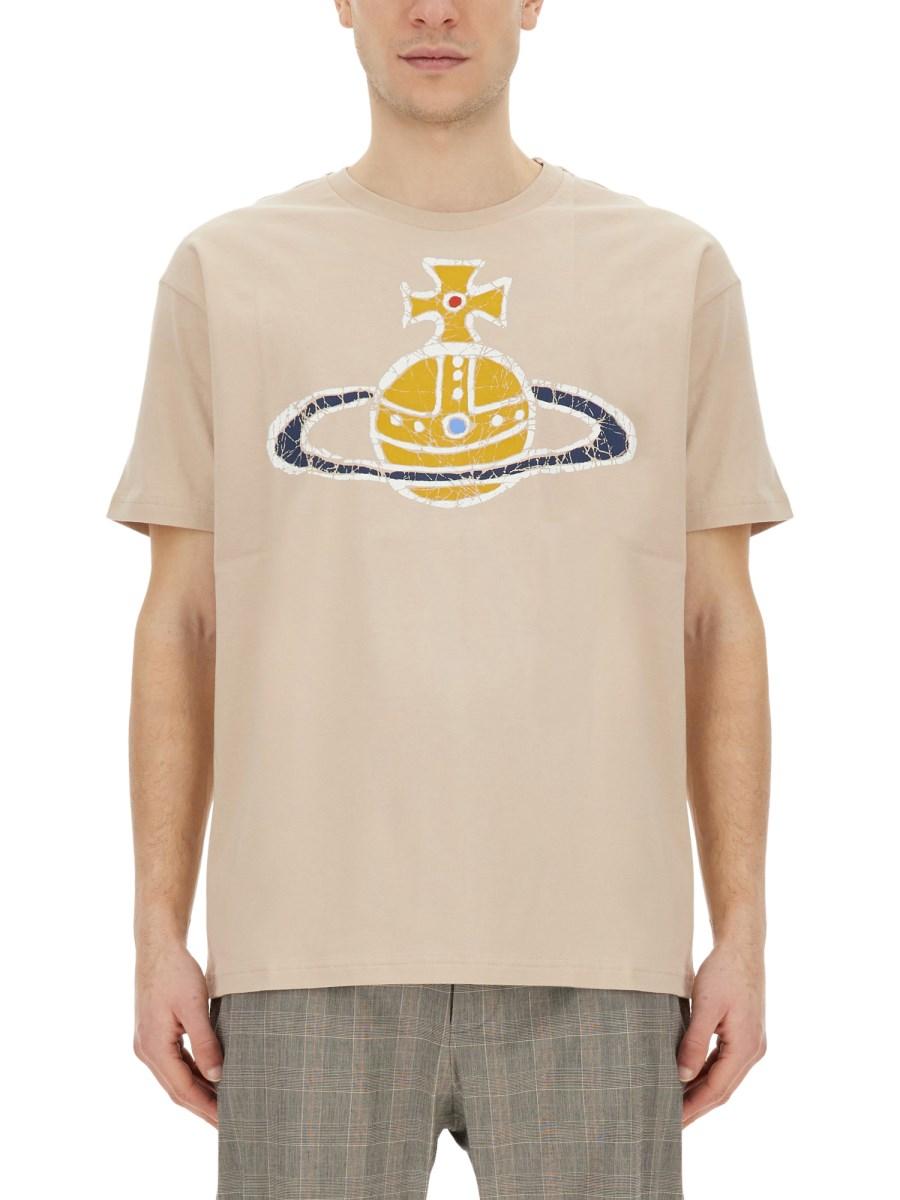 VIVIENNE WESTWOOD T-SHIRT CON LOGO