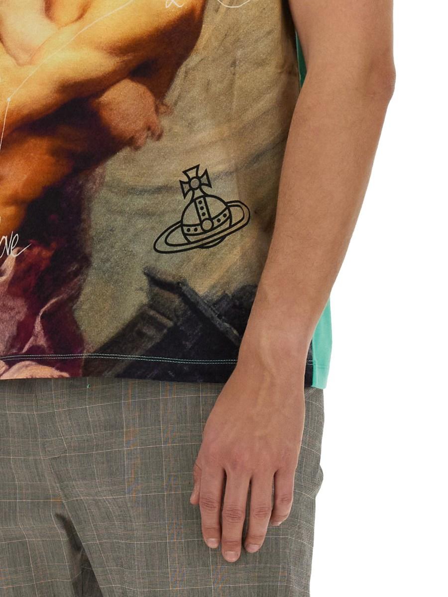 VIVIENNE WESTWOOD T-SHIRT CON STAMPA