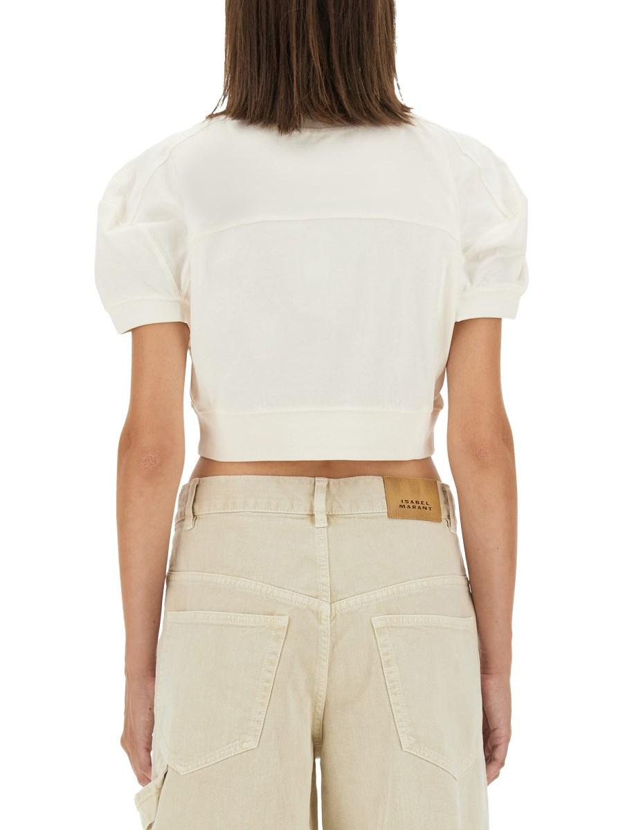 VIVIENNE WESTWOOD T-SHIRT FOOTBALL CROPPED