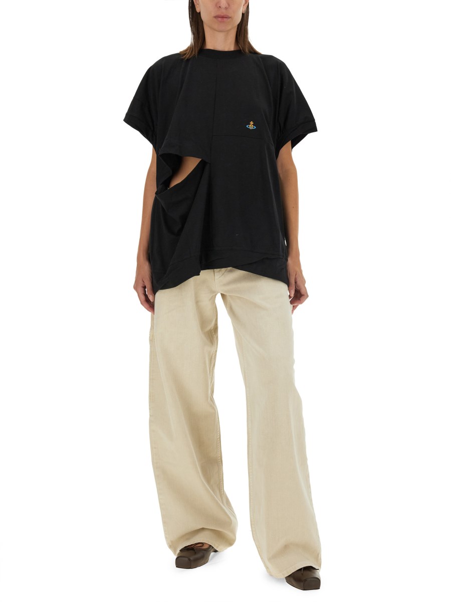 VIVIENNE WESTWOOD T-SHIRT IN COTONE