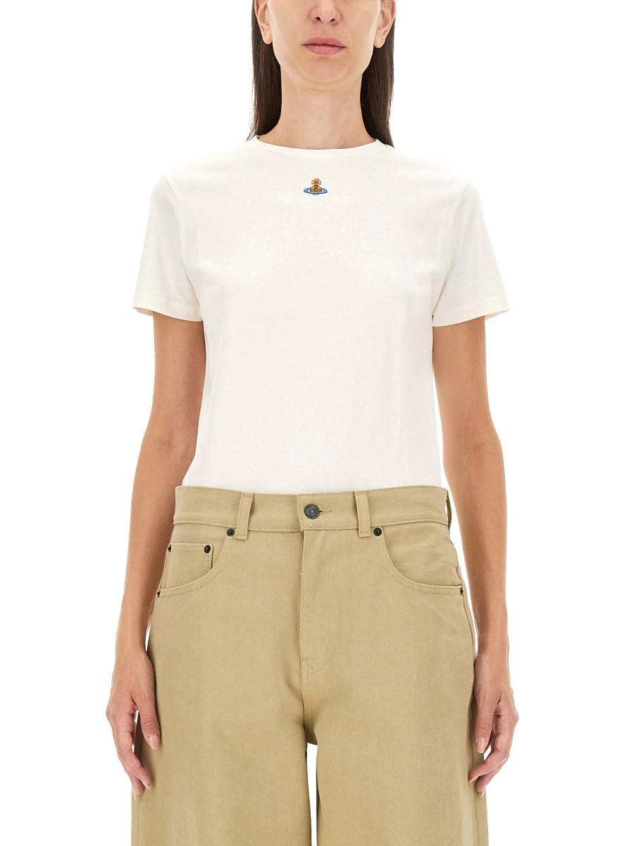 VIVIENNE WESTWOOD T-SHIRT IN COTONE