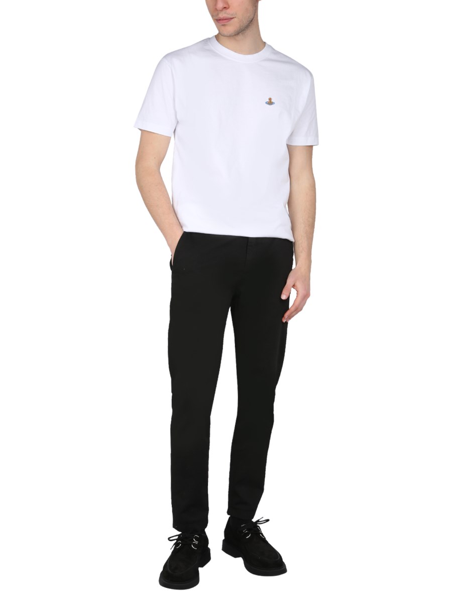 VIVIENNE WESTWOOD T-SHIRT "ORB" CON LOGO