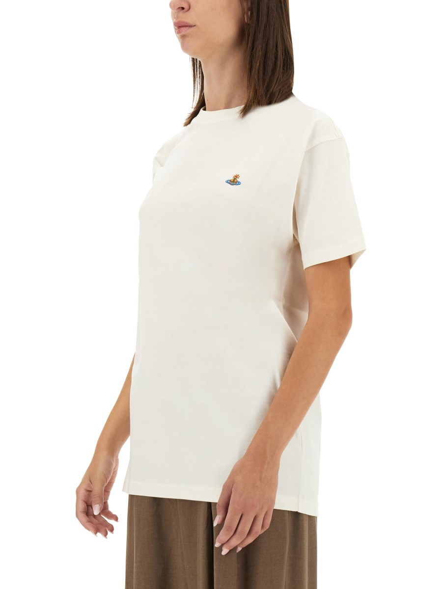 VIVIENNE WESTWOOD T-SHIRT ORB IN COTONE