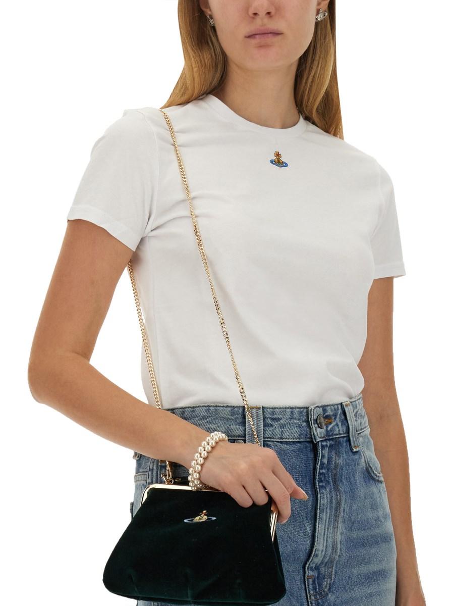 VIVIENNE WESTWOOD T-SHIRT ORB IN COTONE