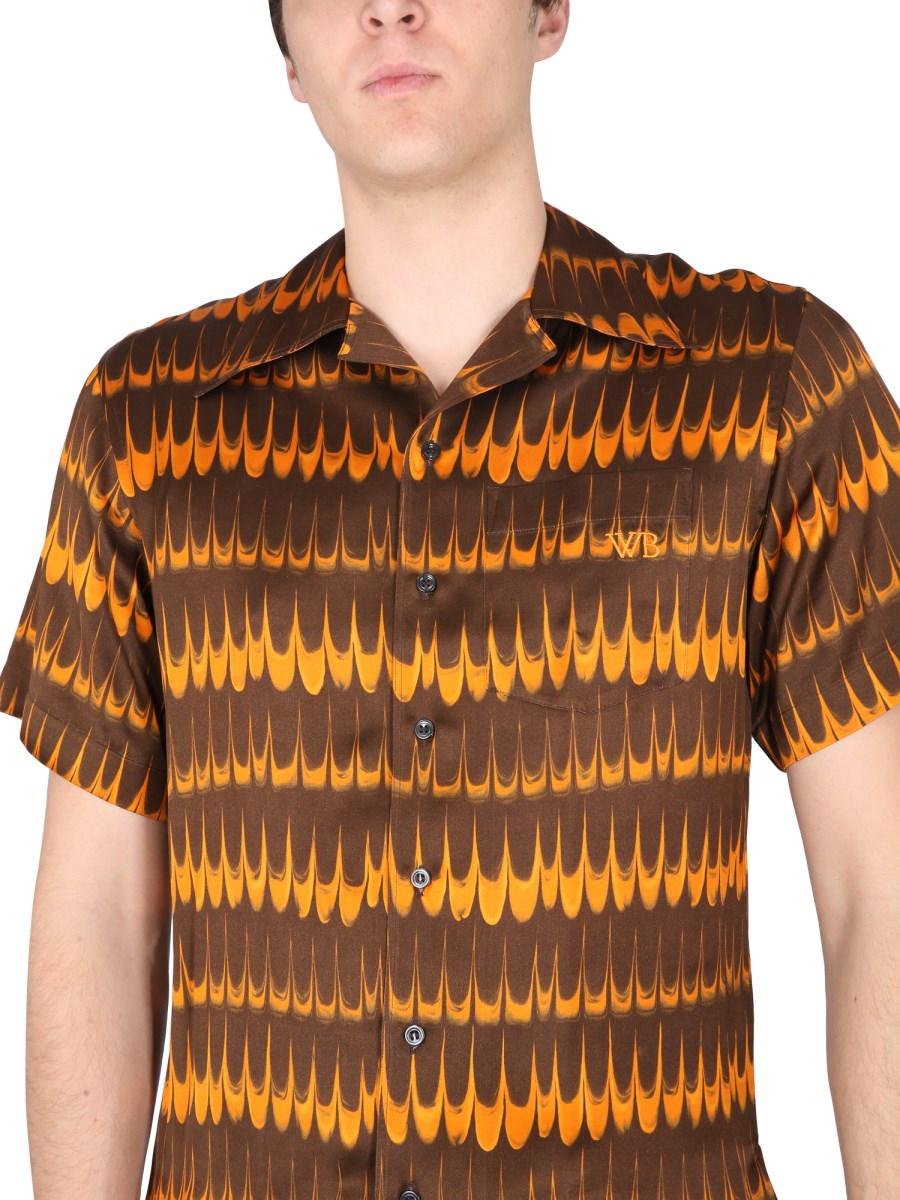 WALES BONNER CAMICIA RHYTHM IN VISCOSA