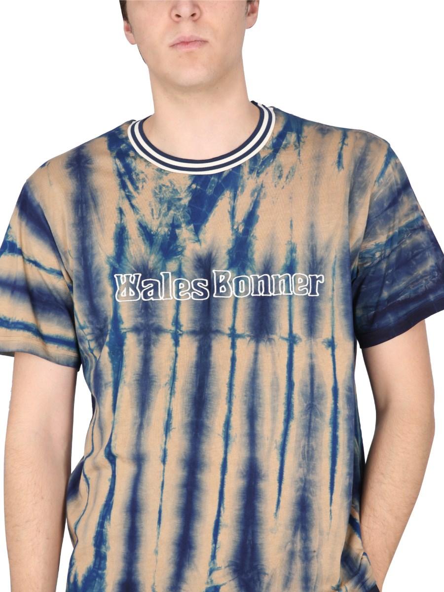 WALES BONNER T-SHIRT IN COTONE CON STAMPA LOGO