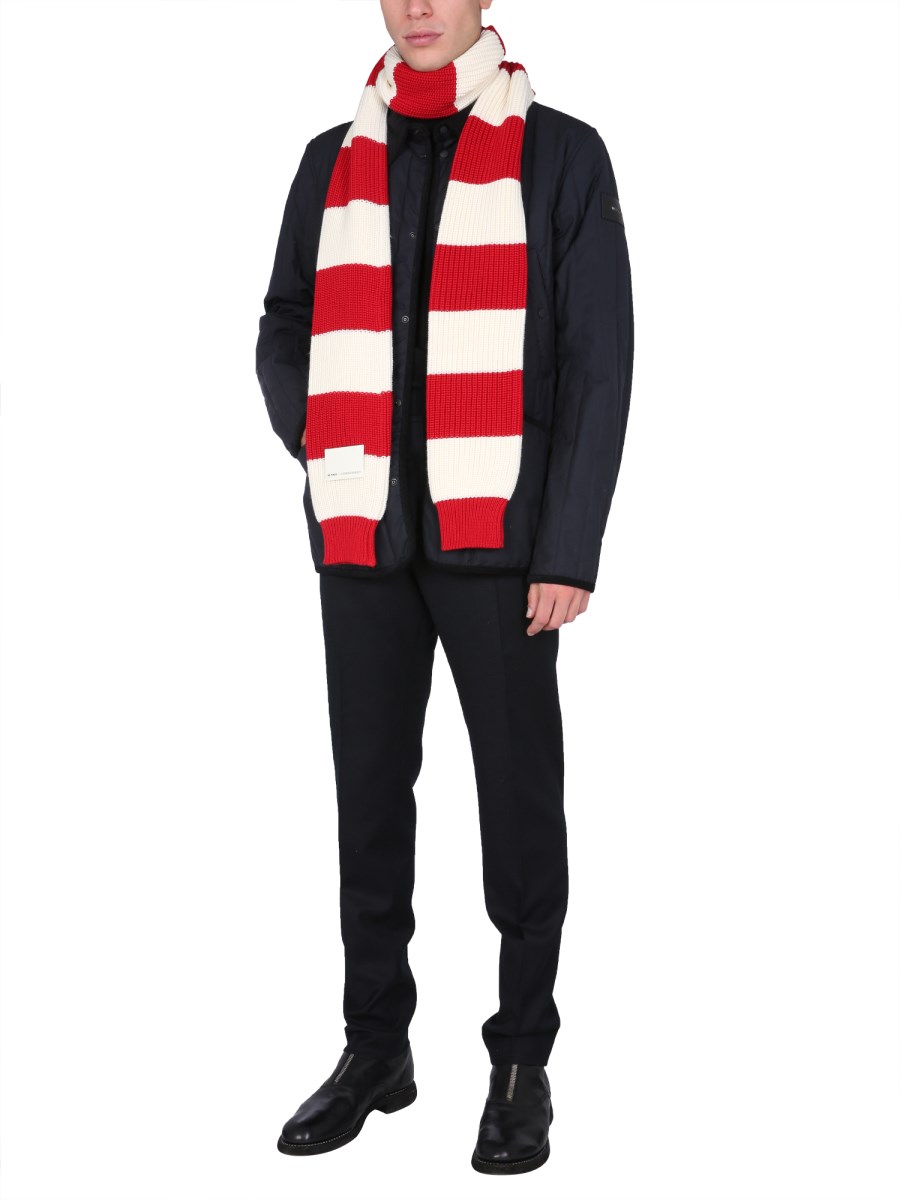 WOOLRICH GIACCA CAMICIA "BARRIER" IN COTONE CERATO