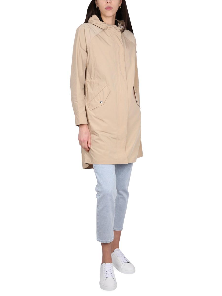 WOOLRICH PARKA LONG SUMMER IN NYLON