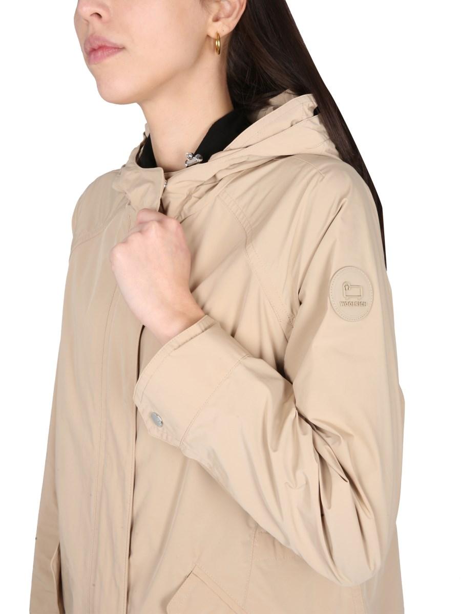 WOOLRICH PARKA LONG SUMMER IN NYLON
