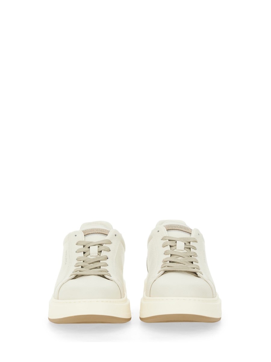 WOOLRICH SNEAKER "NARROW" IN PELLE MARTELLATA