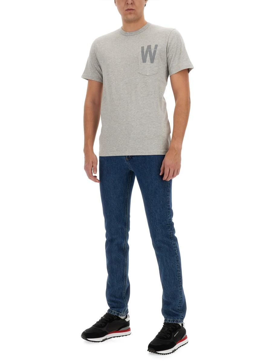 WOOLRICH T-SHIRT CON LOGO