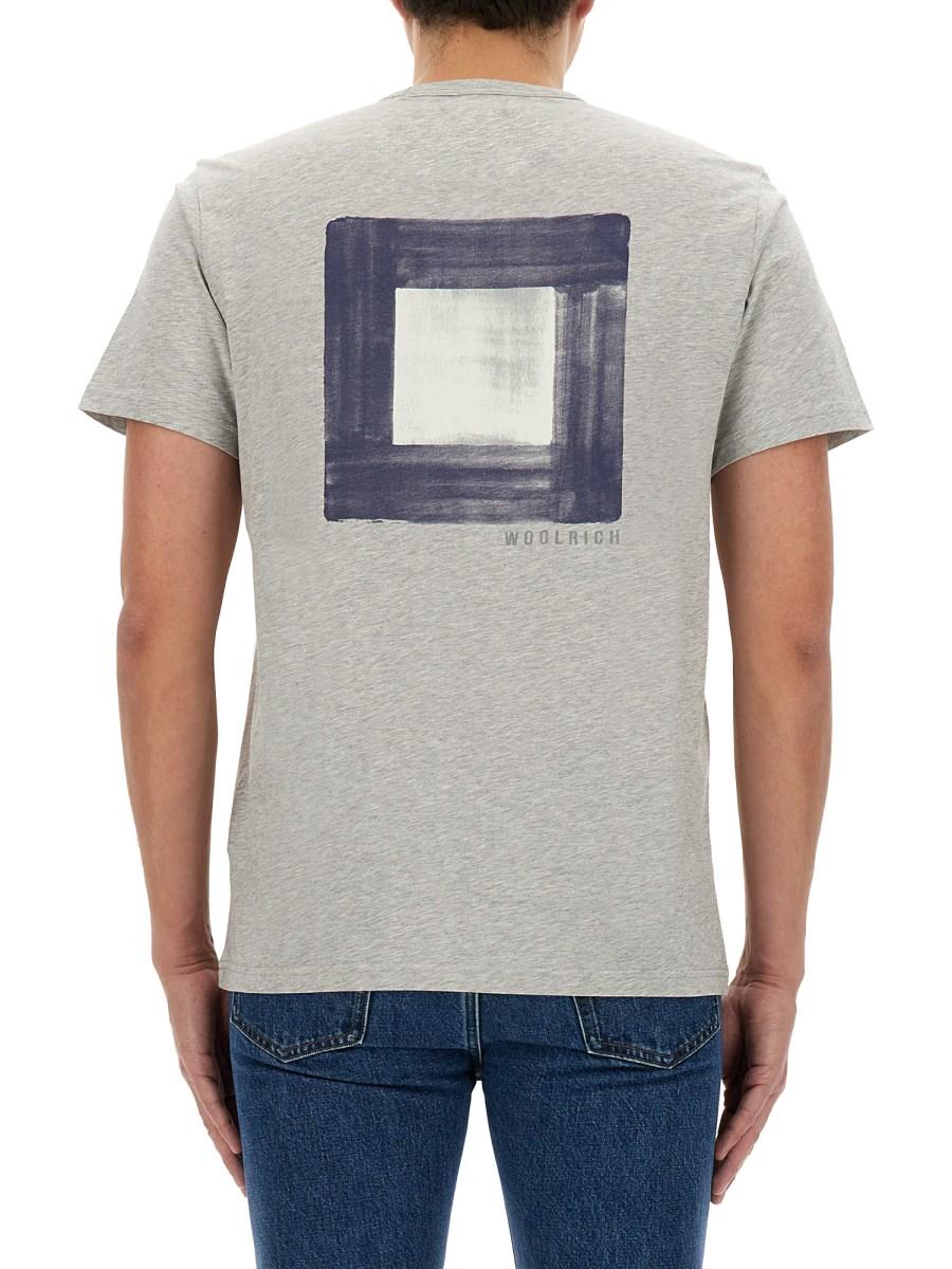 WOOLRICH T-SHIRT CON LOGO