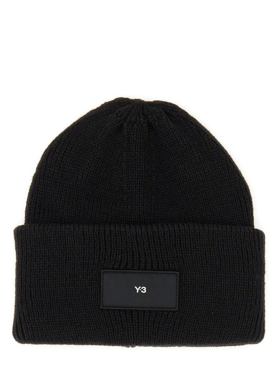 Y - 3 3 - CAPPELLO BEANIE CON LOGO