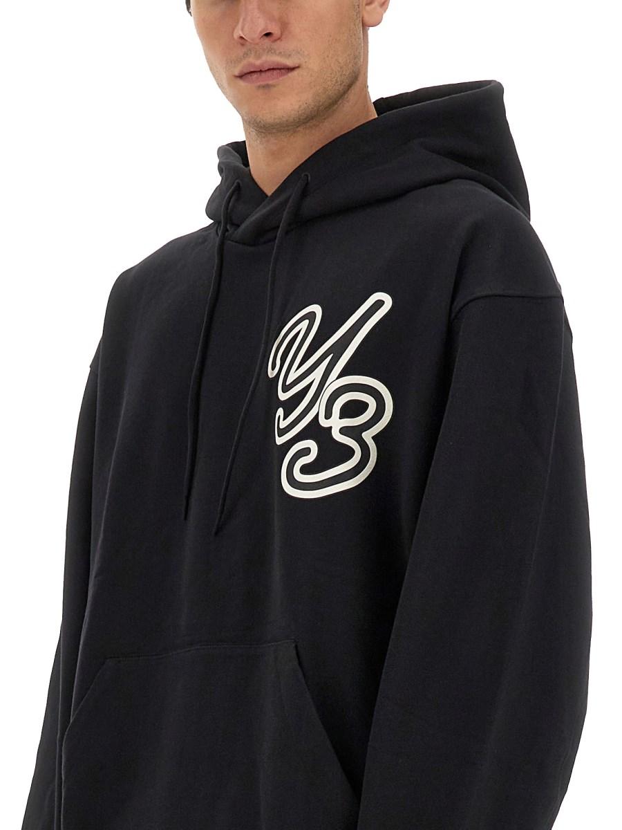 Y - 3 3 - FELPA IN COTONE CON LOGO