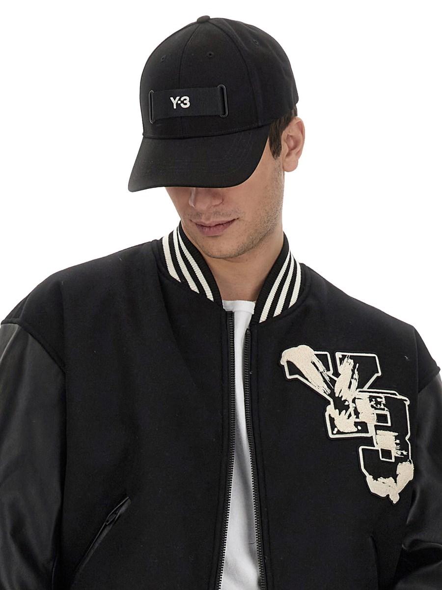 Y - 3 3 - GIACCA BOMBER IN MISTO LANA CON LOGO