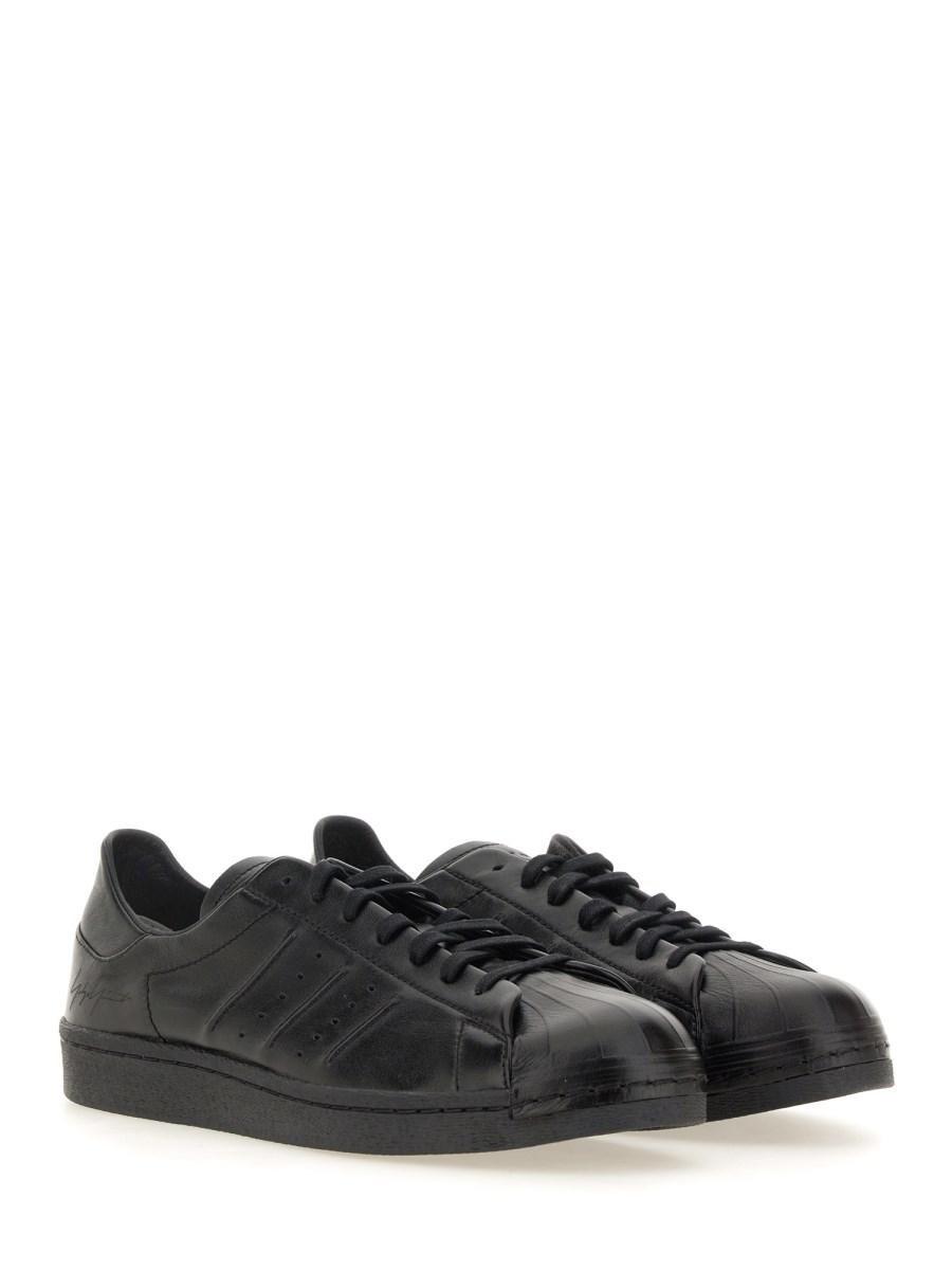Y - 3 3 - SNEAKER Y-3 SUPERSTAR IN PELLE