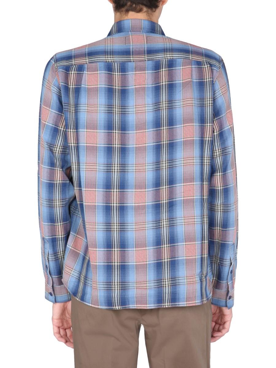 YMC CAMICIA "CURTIS" IN POPELINE DI COTONE