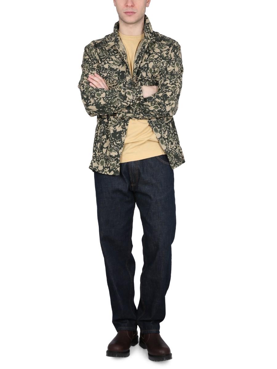 YMC CAMICIA FEATHERS IN COTONE