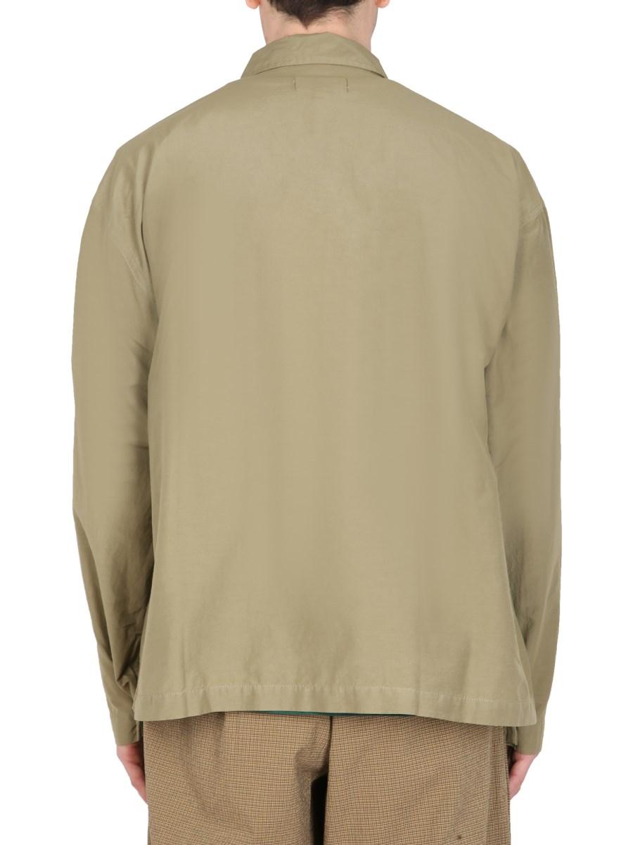 YMC CAMICIA "MILITARY" IN COTONE E SETA