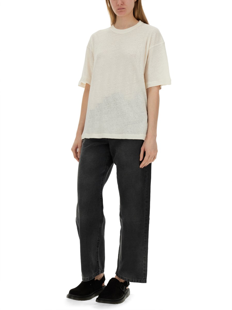 YMC T-SHIRT IN COTONE E LINO