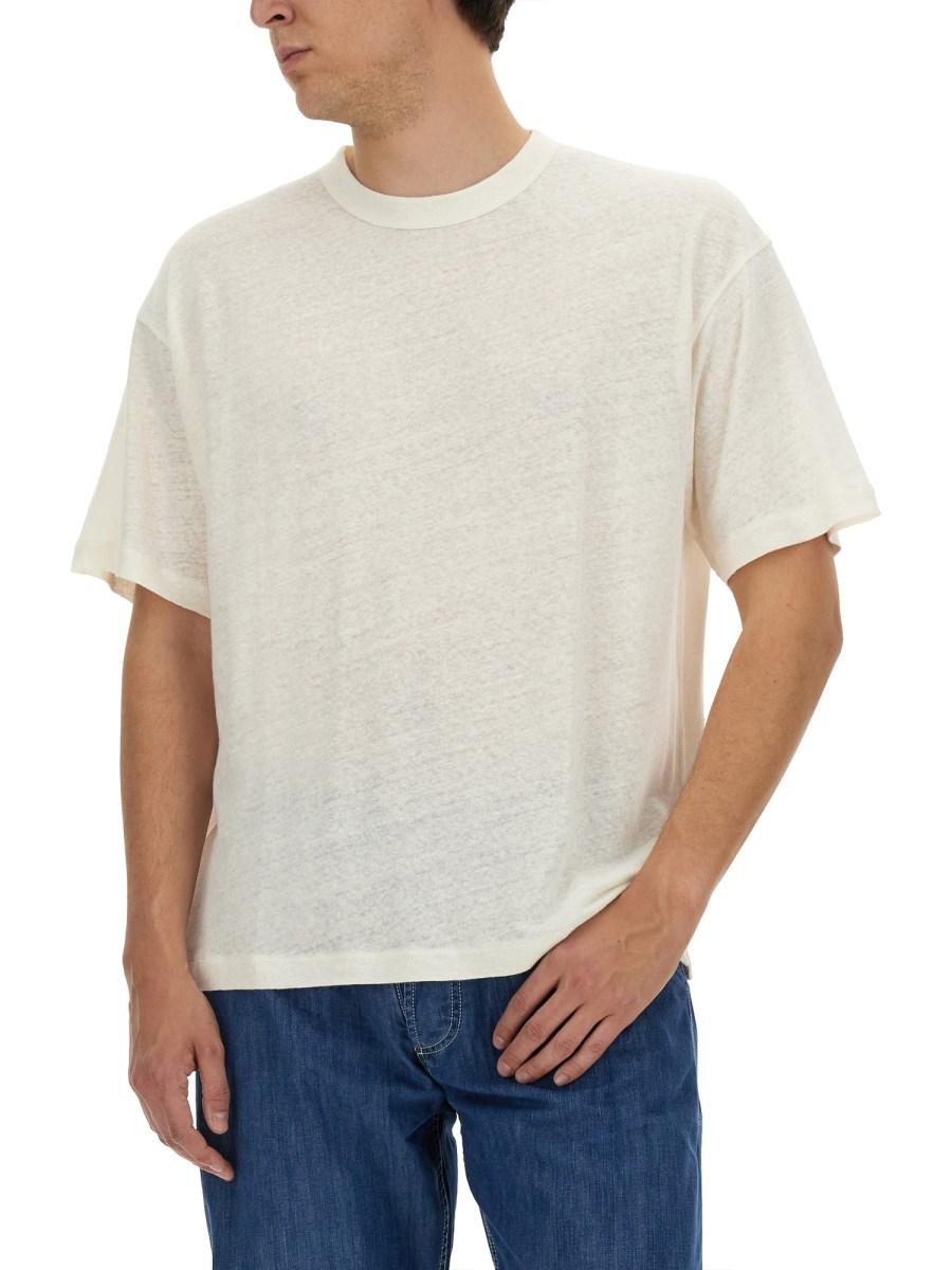 YMC T-SHIRT IN COTONE E LINO