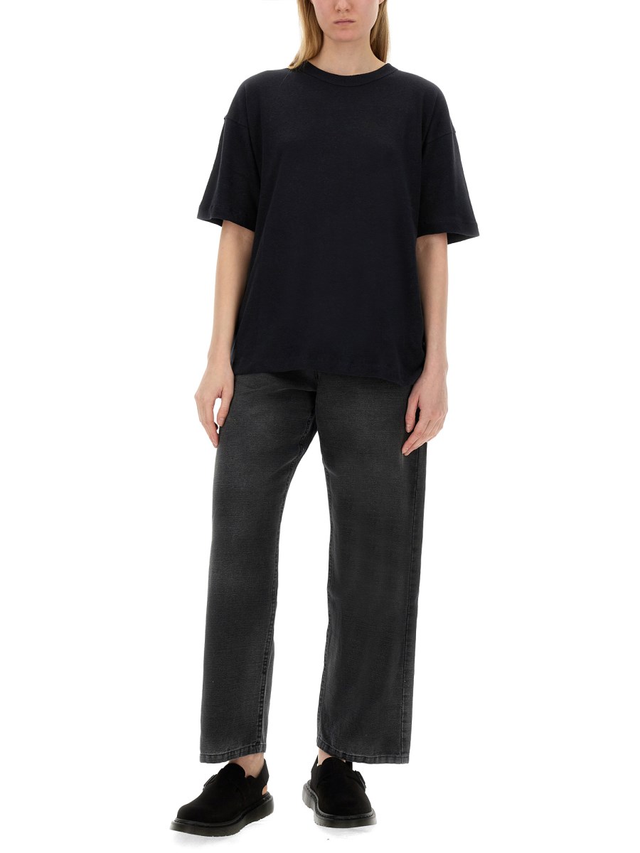 YMC T-SHIRT IN COTONE E LINO