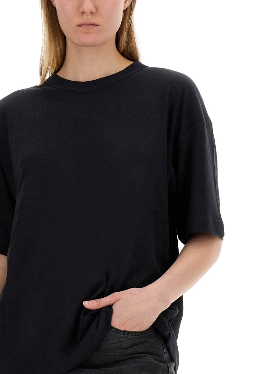 YMC T-SHIRT IN COTONE E LINO