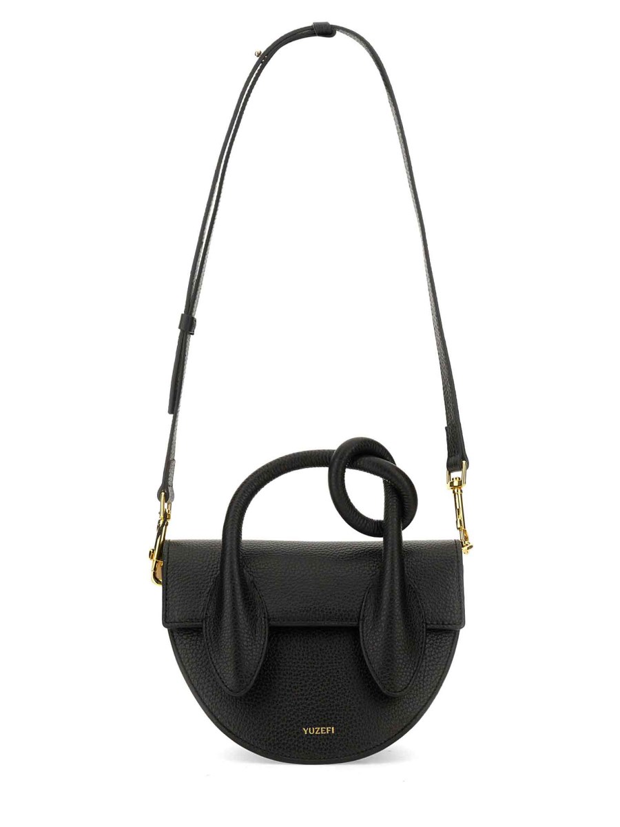 YUZEFI BORSA "PRETZEL" IN PELLE