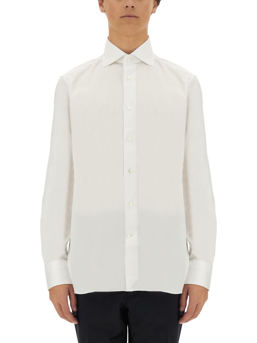 ZEGNA CAMICIA IN COTONE