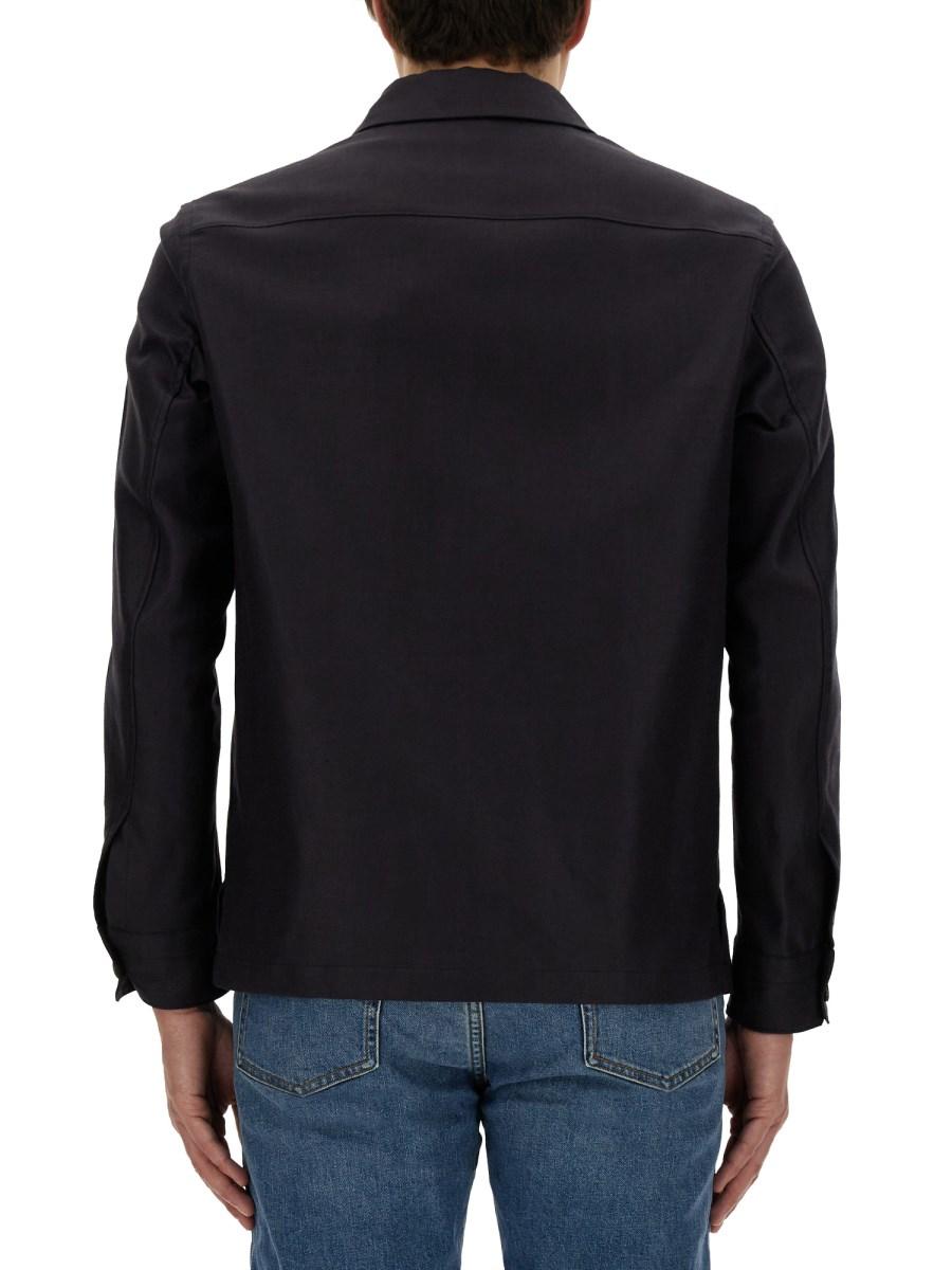 ZEGNA CAMICIA OVERSIZE IN LINO