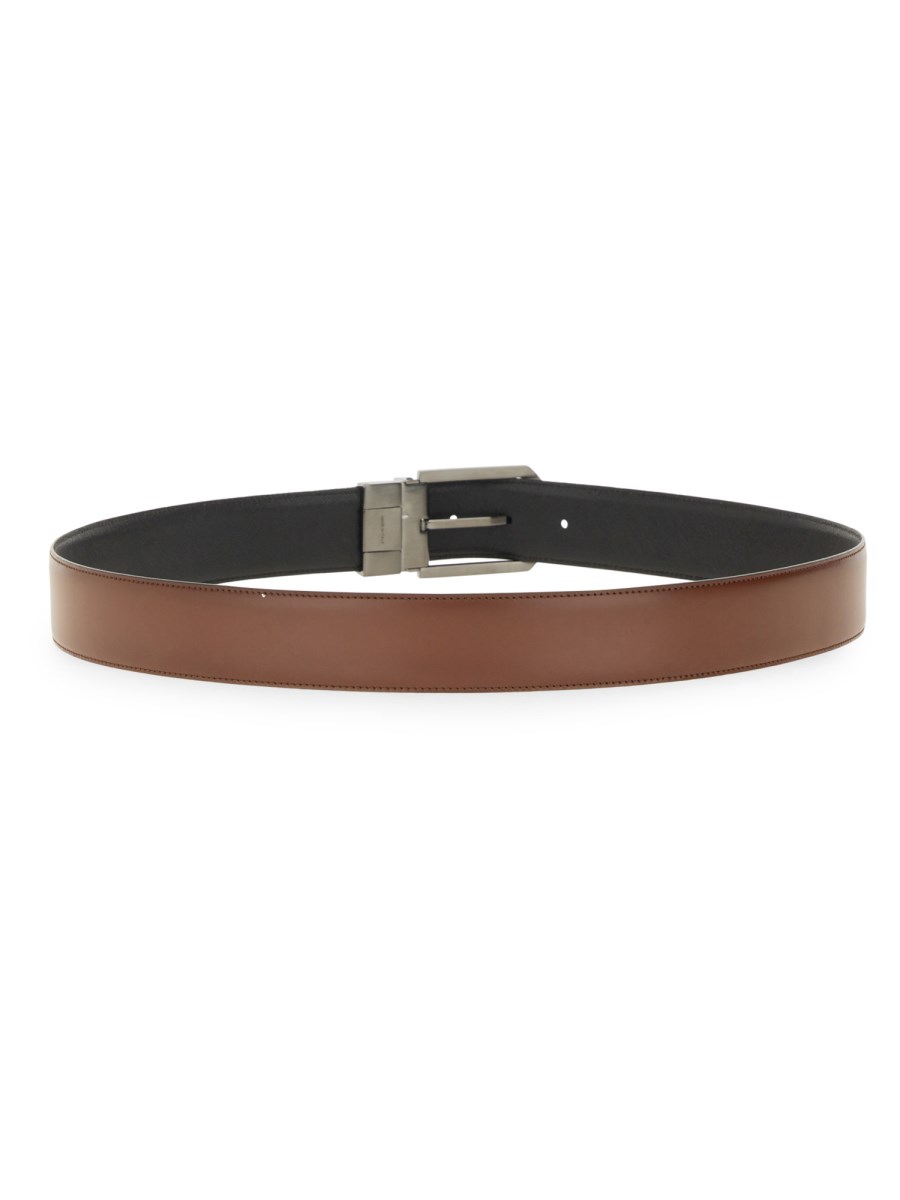 ZEGNA CINTURA REVERSIBILE IN PELLE