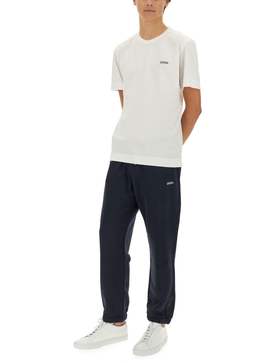ZEGNA PANTALONE JOGGING CON LOGO