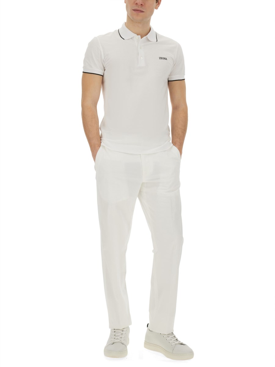 ZEGNA POLO CON LOGO