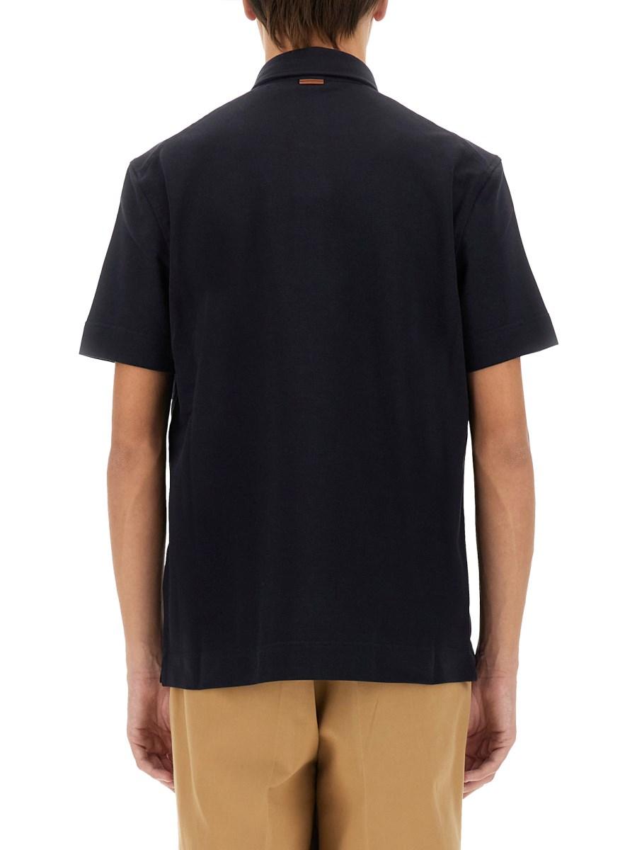 ZEGNA POLO IN COTONE