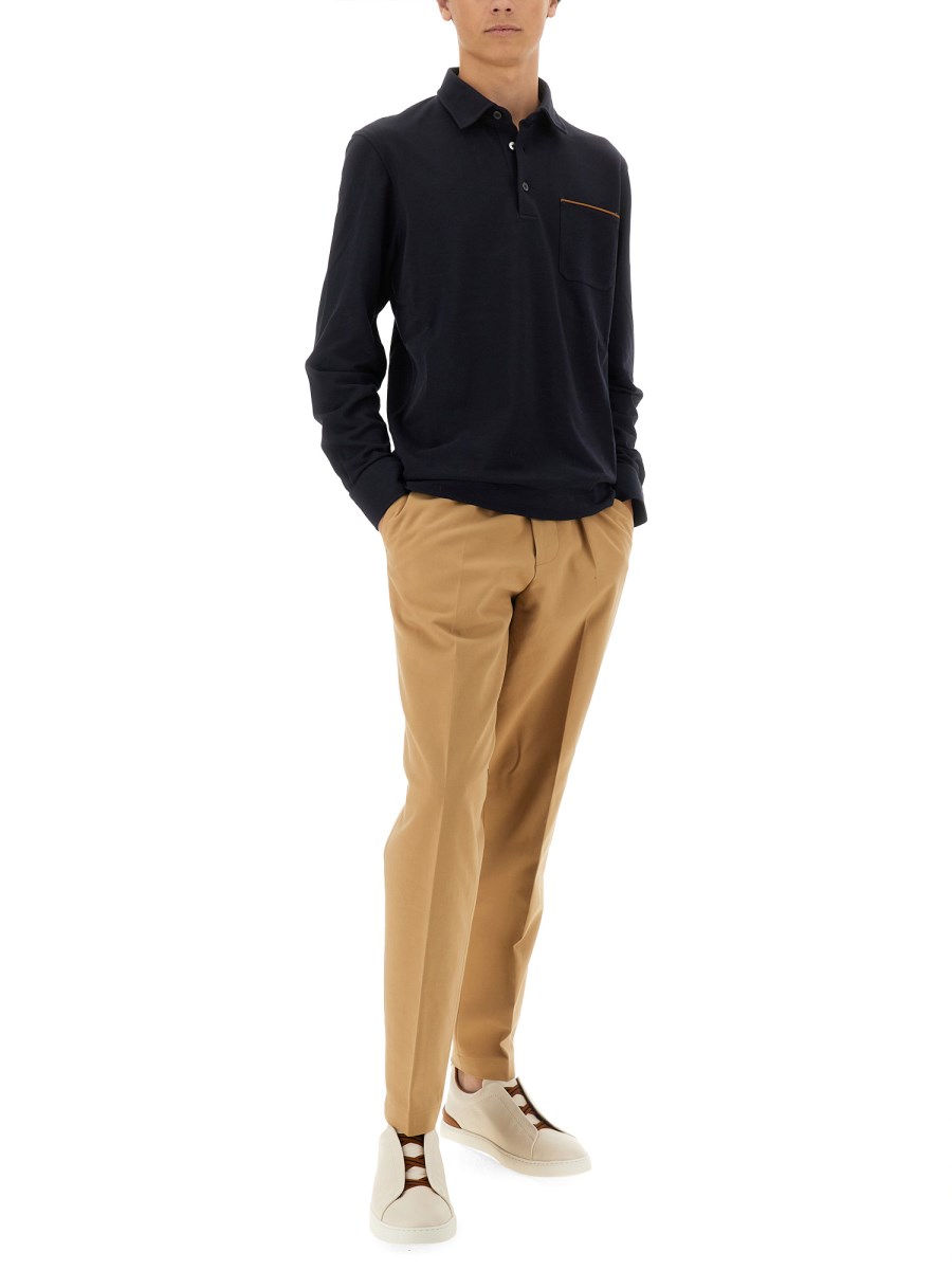 ZEGNA POLO IN COTONE