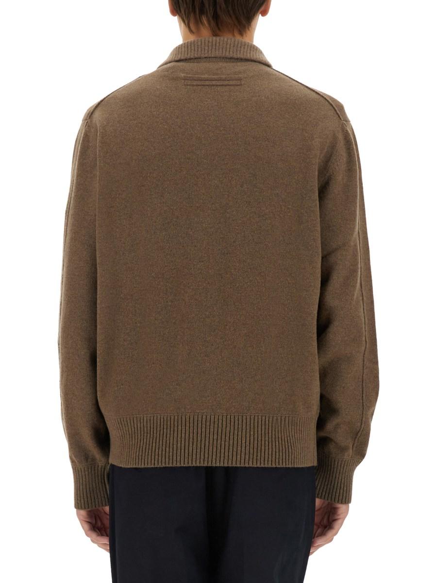 ZEGNA POLO IN LANA E CASHMERE