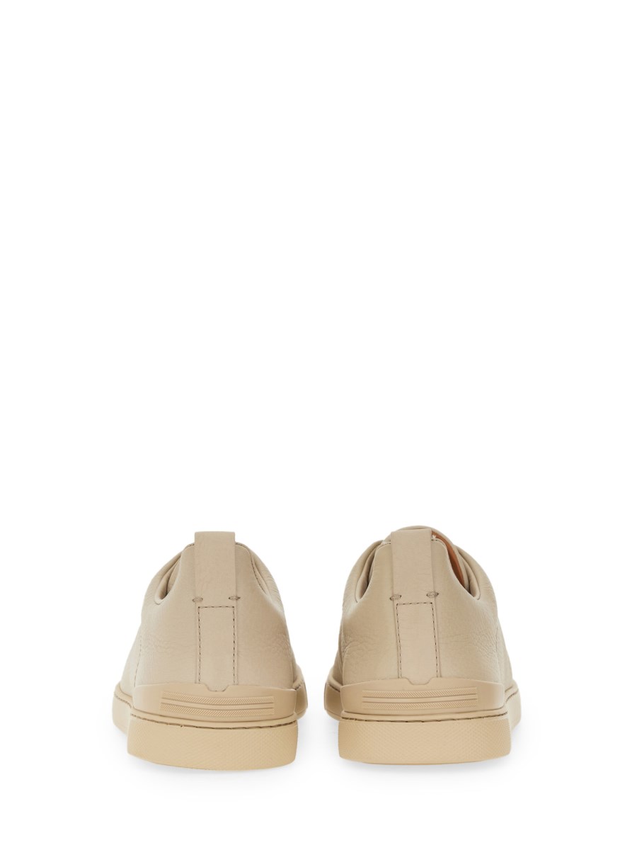 ZEGNA SNEAKER "TRIPLE STITCH" IN PELLE