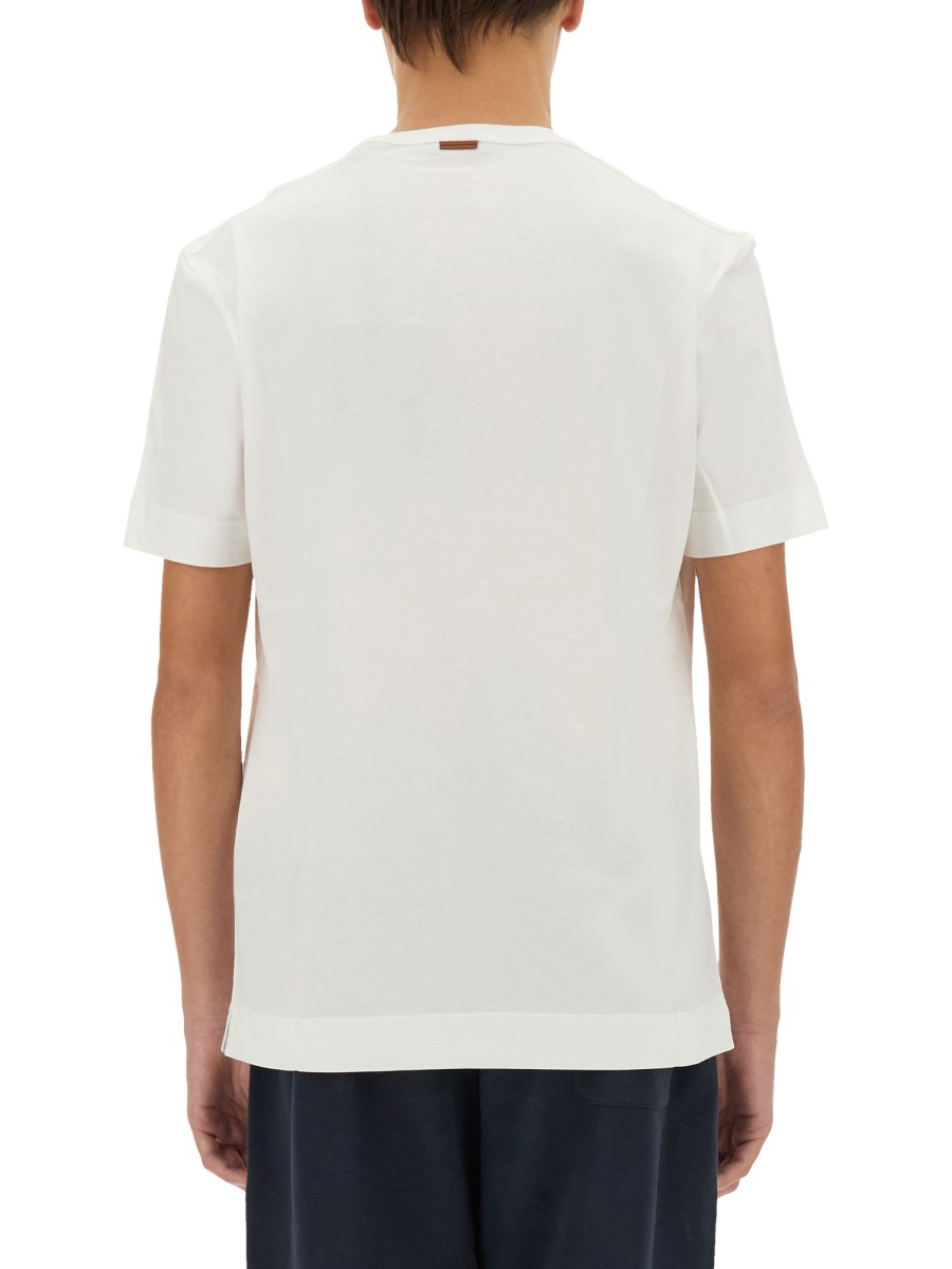 ZEGNA T-SHIRT CON LOGO
