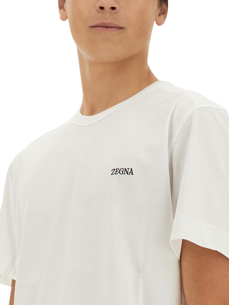 ZEGNA T-SHIRT CON LOGO