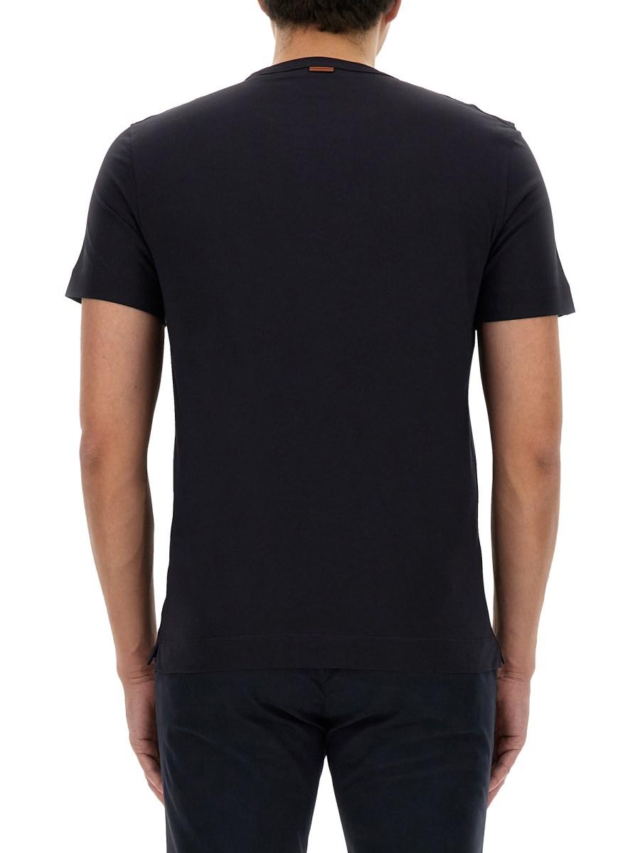 ZEGNA T-SHIRT CON LOGO