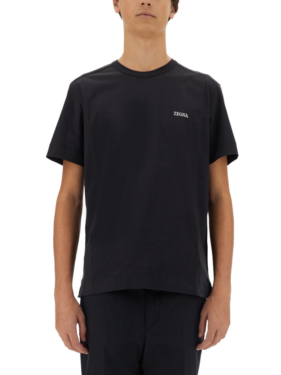 ZEGNA T-SHIRT CON LOGO