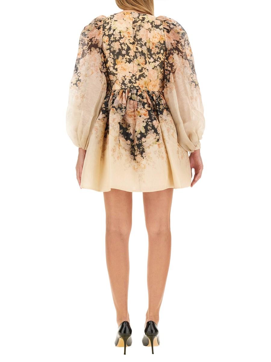 ZIMMERMANN ABITO IN LINO E SETA