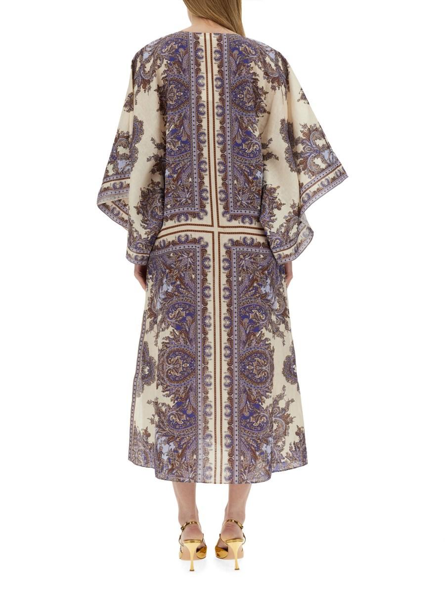 ZIMMERMANN ABITO KAFTANO IN LINO