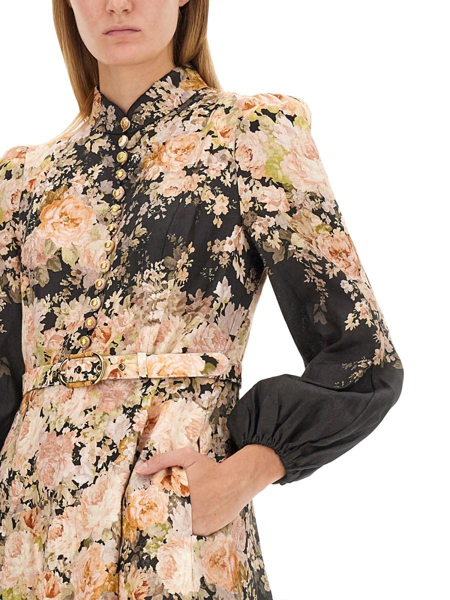 ZIMMERMANN ABITO MIDI IN LINO