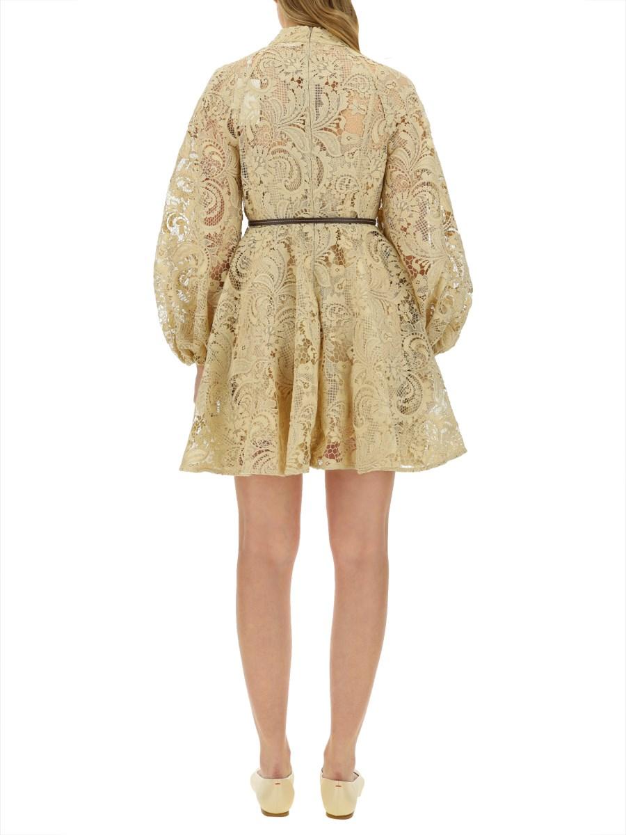 ZIMMERMANN ABITO MINI CON CINTURA
